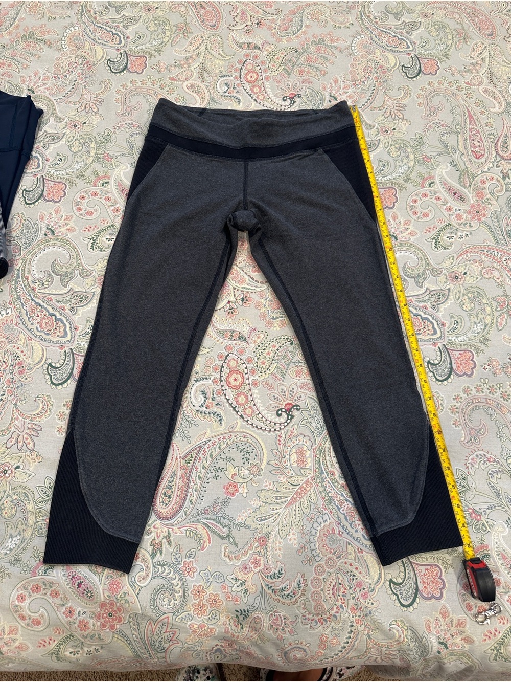 Lululemon Casual LeggingsDark Gray and Black